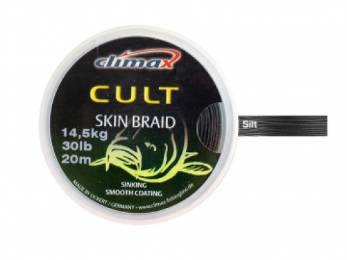 Поводковый материал Climax Cult Skin Braid 20м 30lb Black Silt